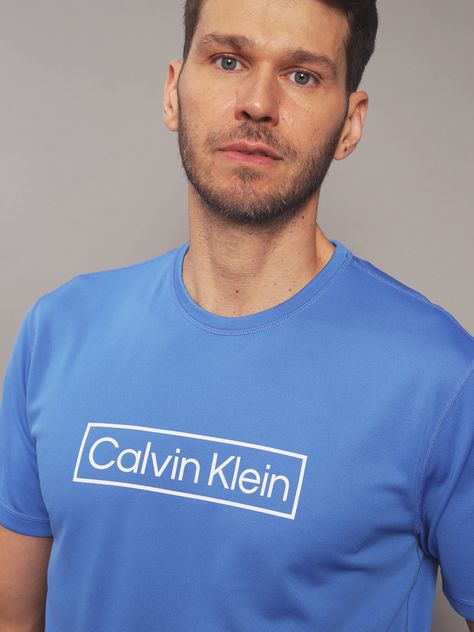 Polera Rash Guard Azul Calvin Klein-3