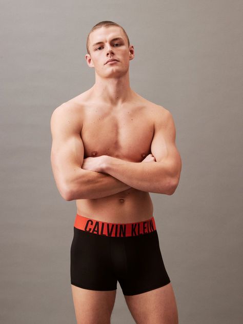Pack 3 Bóxers Trunk Intense Micro Negro Calvin Klein-1