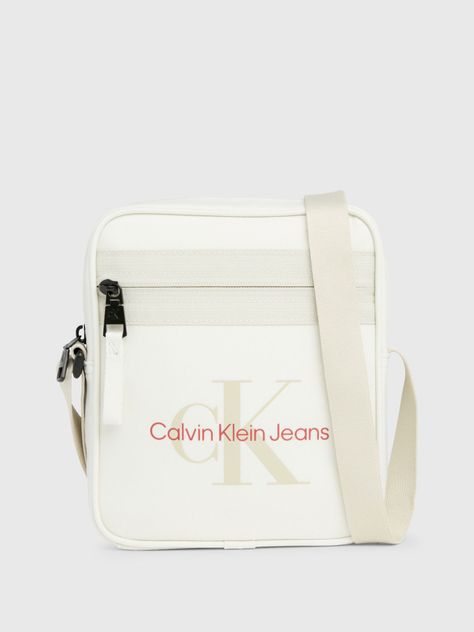 Bolso Reporter Sport Essential 18 M Blanco Calvin Klein-0