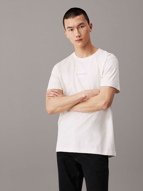 Polera Monologo Blanco Calvin Klein-0