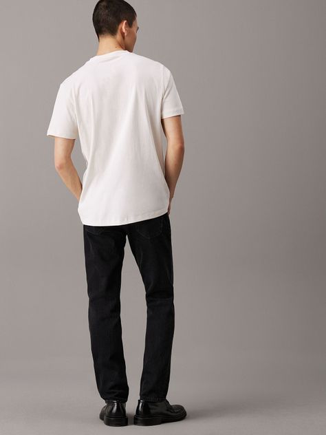 Polera Monologo Blanco Calvin Klein-2