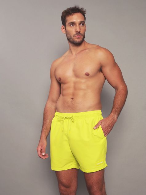 Traje de Baño Modern Amarillo Calvin Klein-0