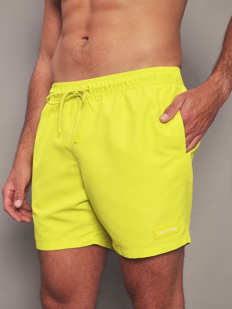 Traje de Baño Modern Amarillo Calvin Klein-3