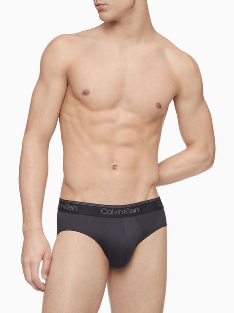 Pack 3 Slips Micro Stretch Negro Calvin Klein-1