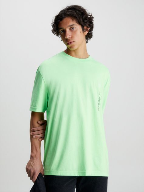 Polera Vertical Institutional Verde Calvin Klein-0