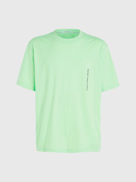 Polera Vertical Institutional Verde Calvin Klein-4