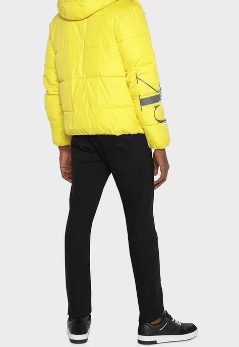 Parka Essentials Non Down Amarillo Calvin Klein-2