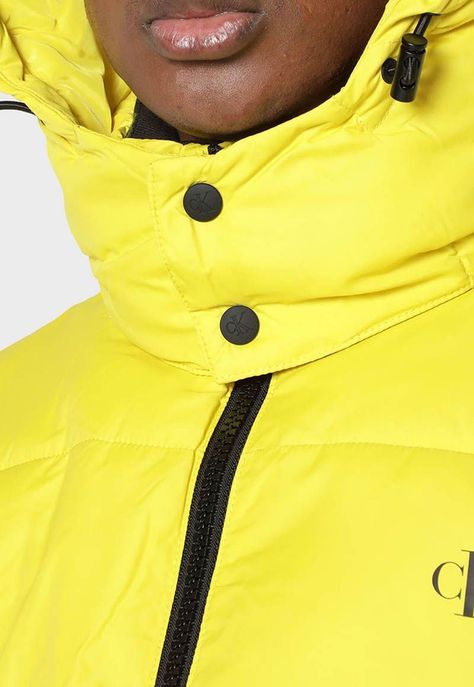 Parka Essentials Non Down Amarillo Calvin Klein-4