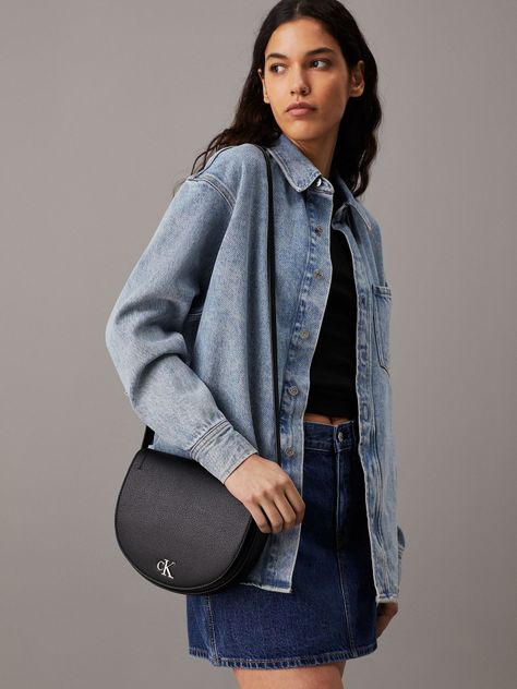 Bandolera Monogram Negro Calvin Klein-1