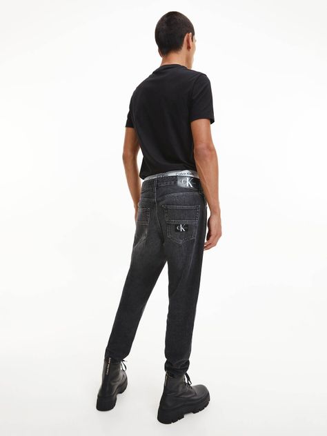 Camiseta Algodón Orgánico Monograma Negro Calvin Klein-2