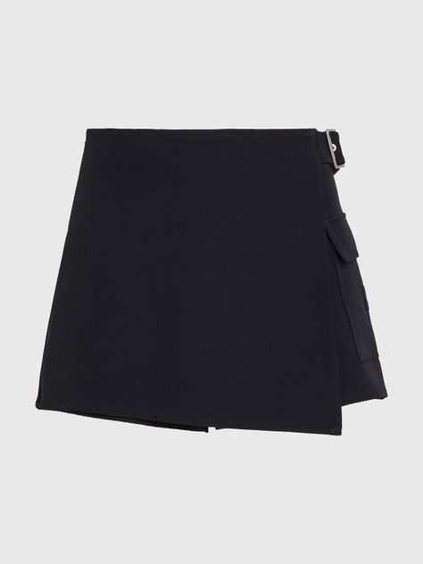 Falda Short Buckle Negro Calvin Klein-4