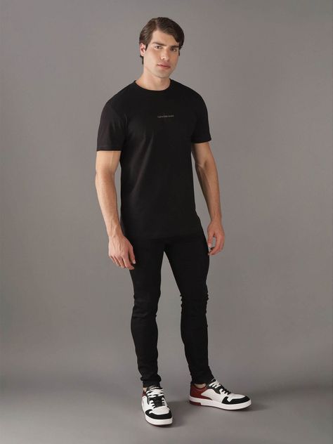 Polera Monologo Negro GM Calvin Klein-1