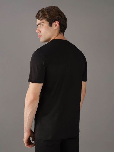 Polera Monologo Negro GM Calvin Klein-2
