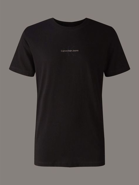 Polera Monologo Negro GM Calvin Klein-4