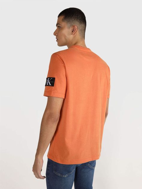 Polera Badge Regular Naranja Calvin Klein-2