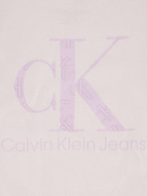 Polera Niña Double Monogram Rosado Calvin Klein-1