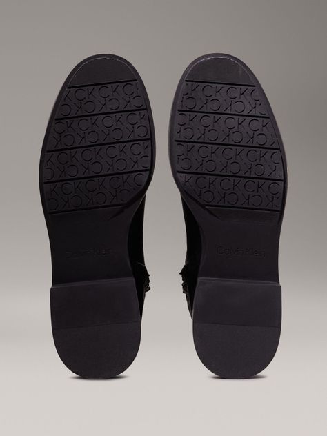 Botas Flat Ankle Negro Calvin Klein-3