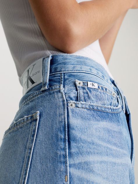 Jeans Mom Azul Calvin Klein-3