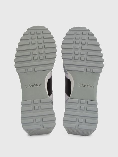 Zapatilla de Cuero Low Top Lace Mix Gris Calvin Klein-3
