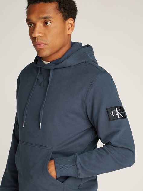 Polerón con Gorro PK Badge Azul Calvin Klein-3