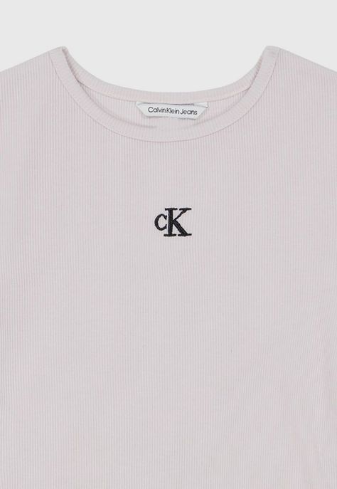 Polera Niña Shirred Baby Rosado Calvin Klein-1