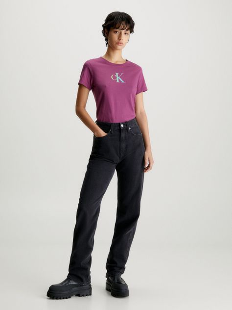 Polera Gradient Ck Morado-1