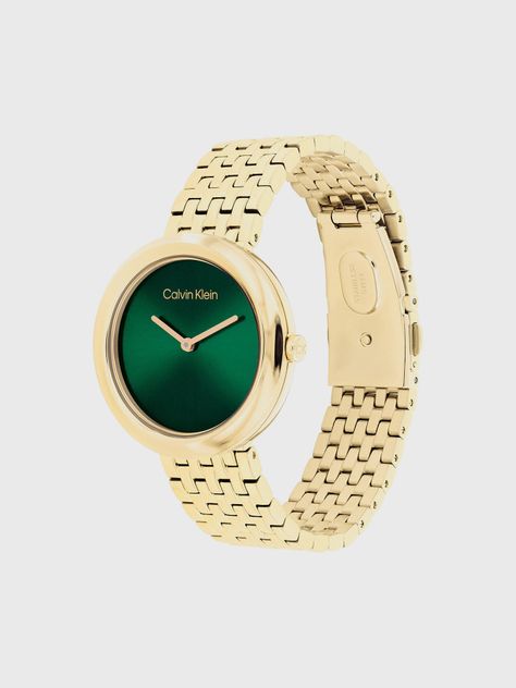 Reloj Contoured Bezel Dorado Calvin Klein-2