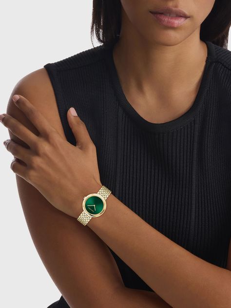 Reloj Contoured Bezel Dorado Calvin Klein-3