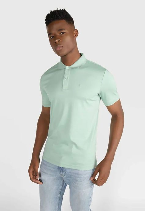 Polo Smooth Slim Verde Calvin Klein-0