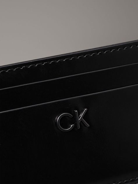 Tarjetero CK Daily Slim Shiny Negro Calvin Klein-3