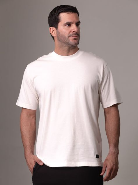 Polera Woven Label Relaxed Blanco Calvin Klein-0