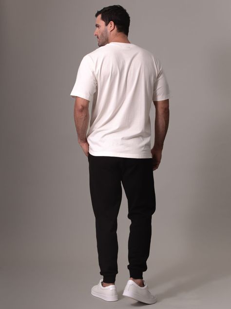 Polera Woven Label Relaxed Blanco Calvin Klein-2
