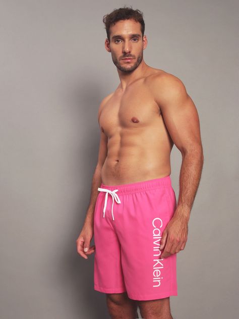 Traje de Baño Core Solids Fucsia Calvin Klein-0