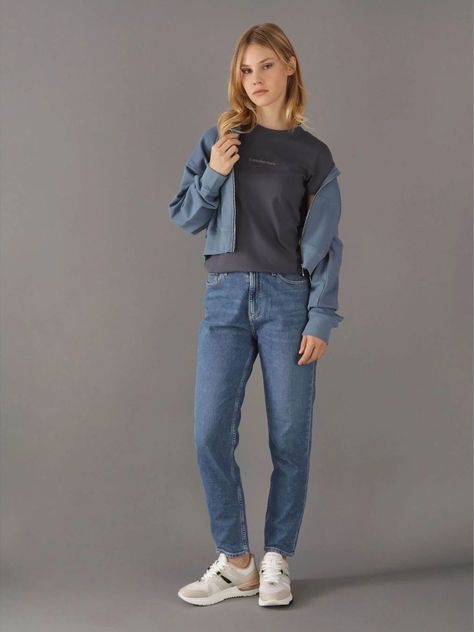 Polera Monologo Slim Gris Calvin Klein-1