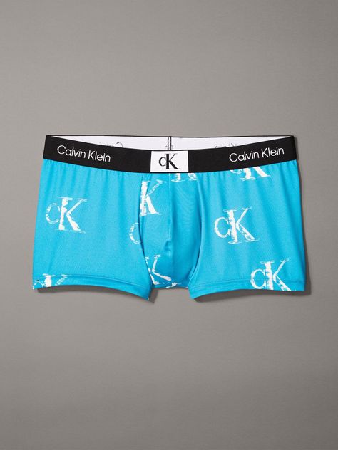Bóxer Low Rise Trunk CK96 Azul Calvin Klein-0