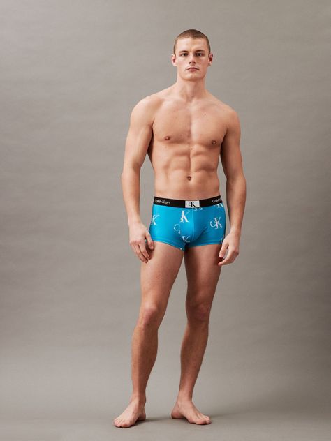 Bóxer Low Rise Trunk CK96 Azul Calvin Klein-2