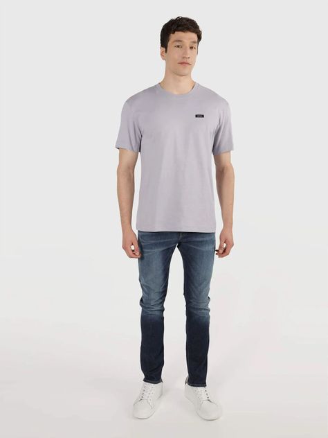 Polera Comfort Fit  Gris Calvin Klein-1