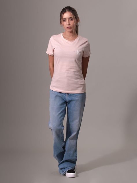 Pack 2 Poleras Monologo-Slim Multicolor Calvin Klein-3
