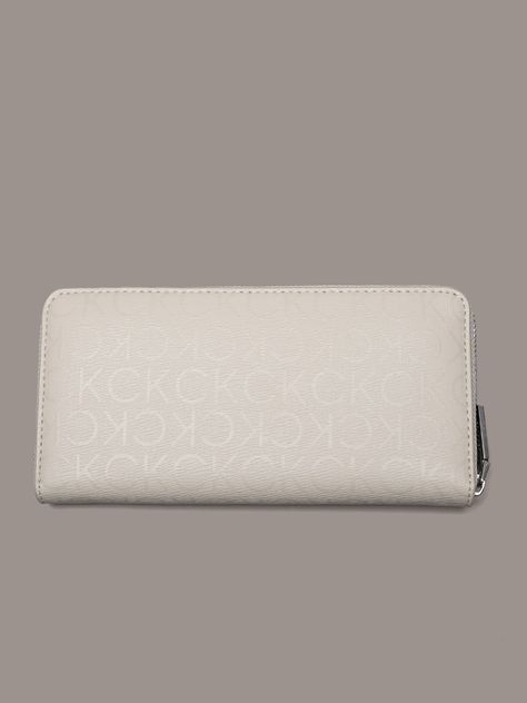 Billetera Ck Must Mono Beige Calvin Klein-1