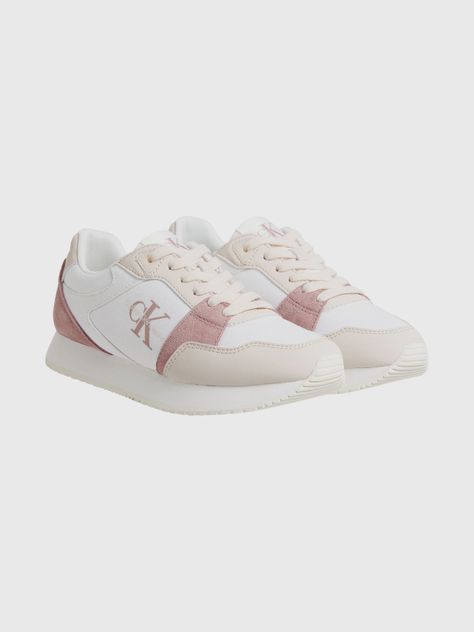 Zapatillas Runner Low Mix Lace Rosado Calvin Klein-0