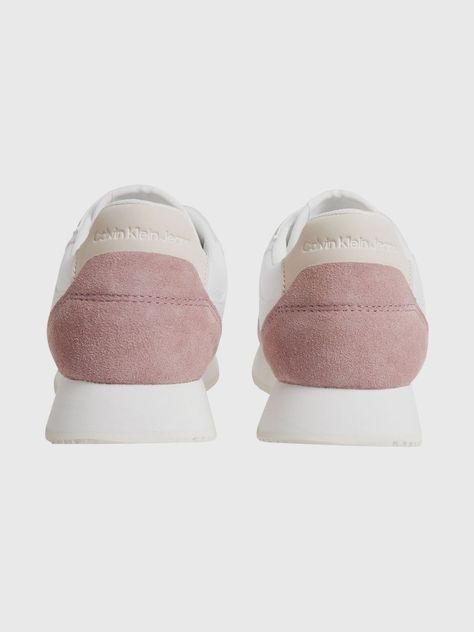 Zapatillas Runner Low Mix Lace Rosado Calvin Klein-1