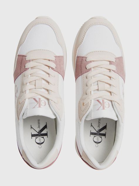 Zapatillas Runner Low Mix Lace Rosado Calvin Klein-2