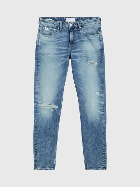 Jeans Slim Taper Azul 1A4 Calvin Klein-4