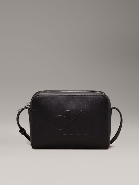 Bandolera Sculpted Deboss Negro Calvin Klein-0