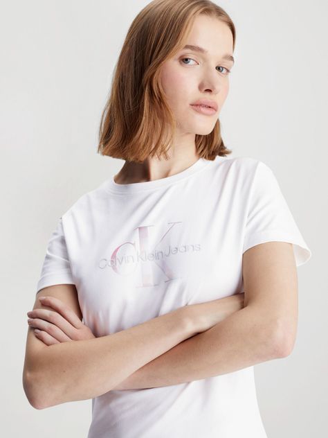 Vestido Diffused Monologo Blanco Calvin Klein-3