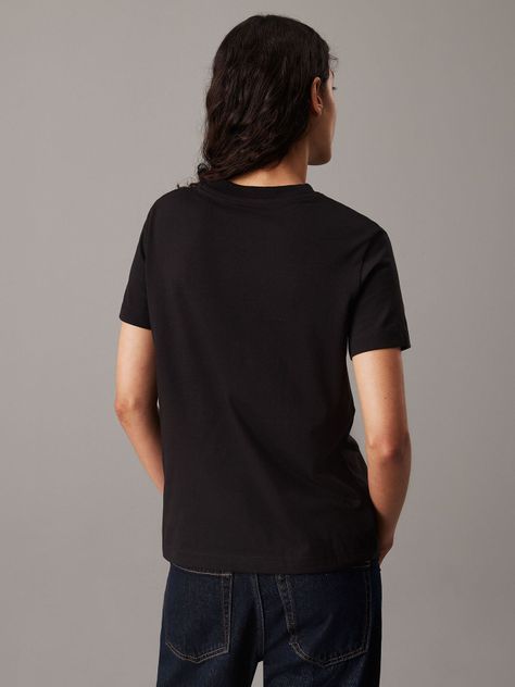 Polera Embroidered Negro Calvin Klein-2