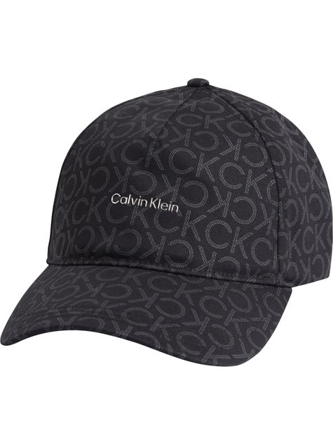 Gorra de béisbol con logo estampado Negro Calvin Klein-0