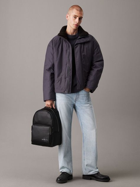 Mochilas Monogram Soft Negro Calvin Klein-1