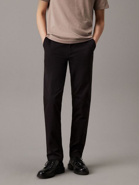 Pantalón Chino Modern Twill Negro Calvin Klein-0