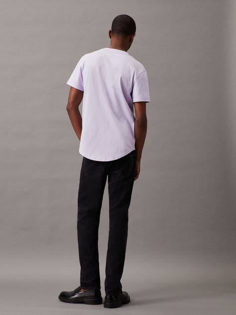 Polera Badge Turn Up Sleeve Blanco Calvin Klein-2